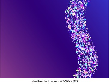 Holographic Background. Pink Disco Sparkles. Glitter Art. Shiny Flare. Light Effect. Kaleidoscope Confetti. Modern Foil. Blur Celebrate Backdrop. Blue Holographic Background