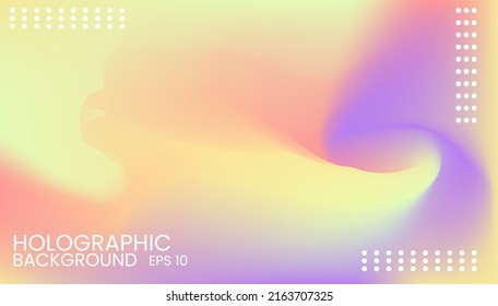 holographic background poster with simple shape and figure. Abstract vector pattern design for web banner, business presentation, branding package, fabric print, wallpaper
