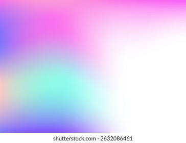 Holographic Background. Retro Multicolor Template. Pastel Mesh. Iridescent Texture. Purple Neon Texture. Blur Shapes. Metalic Cover. Hologram Gradient. Pink Holographic Background