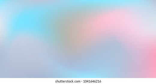 Holographic background. Trendy creative vector cosmic gradient.  Smooth blend banner template.  Easily editable soft colored vector illustration.  Bright print.