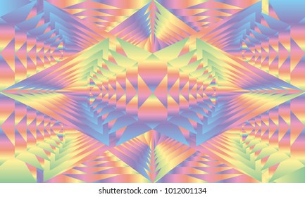 Holographic background, vector.