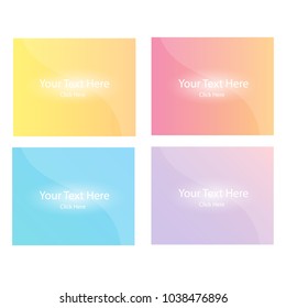 Holographic background. Vector Illustration. Soft colors, gradient background. Yellow, orange, pink, blue, green, purple 