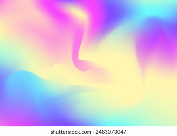 Holographic Background. Vibrant Flyer. Pearlescent Texture. Hipster Paper. Purple Retro Gradient. Metal Glitch. Shiny Holography Brochure. Abstract Texture. Violet Holographic Background
