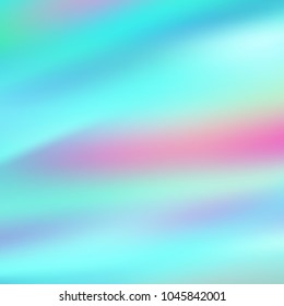 Holographic background. Vibrant neon pastel texture. Hologram for print and web design. Hipster style backdrops. Trendy vector illustration for fashion or printed products.