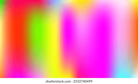 Holographic Background. Violet Neon Texture. Hologram Gradient. Blur Spectrum Brochure. Cosmos Mesh. Iridescent Texture. Metal Glitter. Digital Flyer. Pink Holographic Background