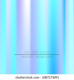 Holographic background.  Vivid smooth mesh blurred futuristic template. Trendy creative vector. Intense blank Holographic spectrum gradient for printed products, covers.