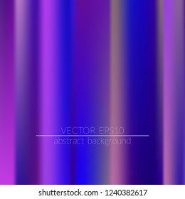 Holographic background.  Vivid smooth mesh blurred futuristic template. Trendy creative vector.  Easily editable soft colored vector illustration. Bright print.
