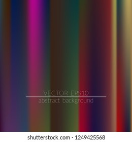 Holographic background.  Vivid smooth mesh blurred futuristic template. Trendy creative vector. Intense blank Holographic spectrum gradient for printed products, covers.
