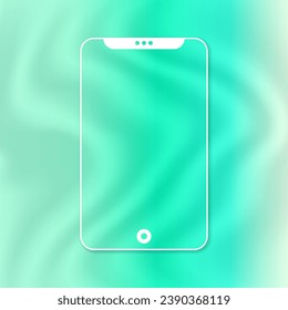 Holographic background wallpaper design vector template