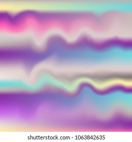 Holographic backgrounds. Hologram to create trendy modern design for cards, flyers, posters.