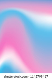 Holographic backgrounds vector Smooth multicolorful textures trendy banner design. Poster Holographic art text