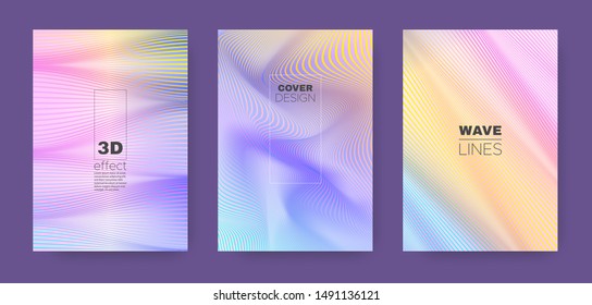 Holographic Banner. Pastel 3d Minimal. Lines Background. Business Geometric Texture. Pastel Gradient Covers. Holographic Lines Brochure. Pastel Gradient Shape. Rainbow Distorted Texture.