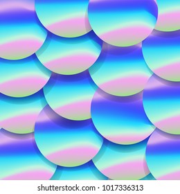 Holographic big sequined fabric textile, pink purple and violet lilac glistening sequins. Sequins texture vector svg