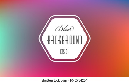 Holographic blurred abstract background. Colorful iridescent modern soft lights. Multicolor rainbow neon glow. Blur trend holography wallpaper. Fluid gradient art. For banner, poster or web design.