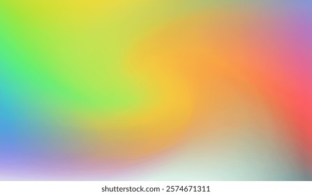 Holographic Blurred Shiny Texture in Spectrum Colors. Metalic Pastel Foil Abstract Background.