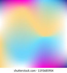 Holographic Colorful Abstract Blob Gradient Mesh Background / Texture