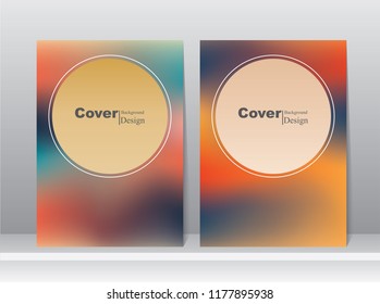 Holographic cover design for background.