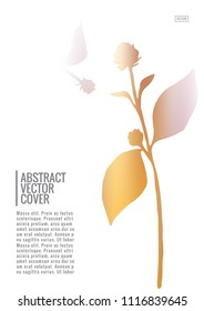 Holographic cover. Iridescent geometric minimal brochure. Holo retro background. Foil simple flyer. Exotic plants backdrop. Fun fluid backdrop. Geometric retro brochure. Foil card.