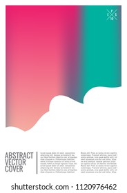 Holographic cover. Iridescent geometric minimal brochure. Holo retro background. Foil simple flyer. Exotic plants backdrop. Fun fluid backdrop. Geometric retro brochure. Foil card.