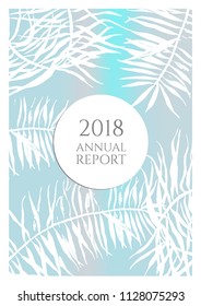 Holographic cover. Iridescent geometric minimal brochure. Holo retro background. Foil simple flyer. Exotic plants backdrop. Fun fluid backdrop. Geometric retro brochure. Foil card.