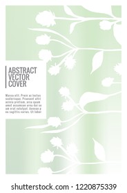 Holographic cover. Iridescent geometric minimal brochure. Holo retro background. Foil simple flyer. Exotic plants backdrop. Fun fluid backdrop. Geometric retro brochure. Foil card.