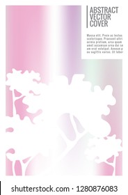 Holographic cover. Iridescent geometric minimal brochure. Holo retro background. Foil simple flyer. Exotic plants backdrop. Fun fluid backdrop. Geometric retro brochure. Foil card.