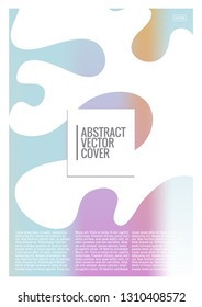 Holographic cover. Iridescent geometric minimal brochure. Holo retro background. Foil simple flyer. Exotic plants backdrop. Fun fluid backdrop. Geometric retro brochure. Foil card.