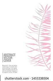 Holographic cover. Iridescent geometric minimal brochure. Holo retro background. Foil simple flyer. Exotic plants backdrop. Fun fluid backdrop. Geometric retro brochure. Foil card.