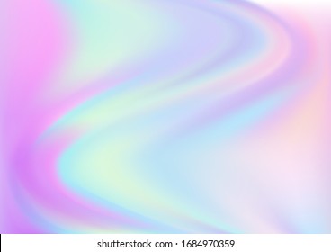 Holographic Creative Foil Backdrop. Abstract Wallpaper Background. Hologram Texture. Premium Quality. Modern Vector Design.