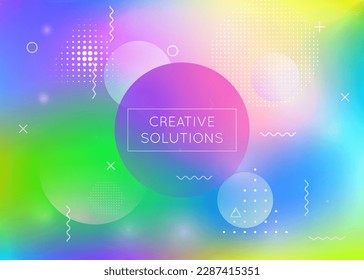 Diseño holográfico. Presentación Mágica Violeta. Pantalla técnica. Fondo mínimo. Forma de degradado. Motion Flyer. Puntos científicos. Elementos futuristas ligeros. Diseño holográfico púrpura