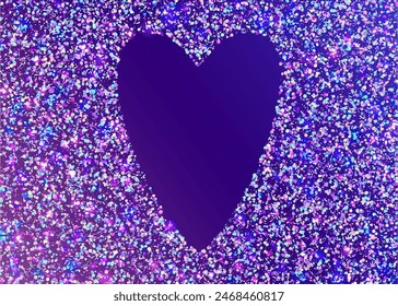 Holographic Effect. Happy Pattern. Glare Colourful Template. Carnaval Glitter. Purple Laser Paper. Transparent Sparkle. Falling Design. Modern Dust. Blue Holographic Effect