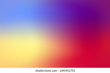 Holographic fluid background. Neon gradient texture. Perfect for app and web design. Vector illustration.