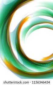 Holographic fluid colors flow, colorful liquid mixing colours motion concept. Vector illustration