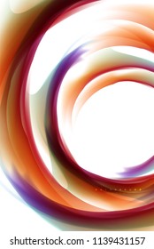 Holographic fluid colors flow, colorful liquid mixing colours motion concept. Vector illustration