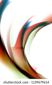 Holographic fluid colors flow, colorful liquid mixing colours motion concept. Vector illustration