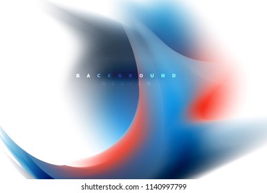 Holographic fluid colors flow, colorful liquid mixing colours motion concept. Vector illustration