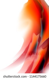 Holographic fluid colors flow, colorful liquid mixing colours motion concept. Vector illustration