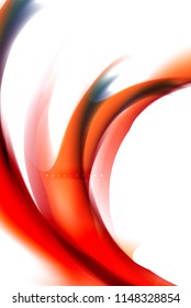 Holographic fluid colors flow, colorful liquid mixing colours motion concept. Vector illustration