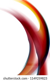 Holographic fluid colors flow, colorful liquid mixing colours motion concept. Vector illustration