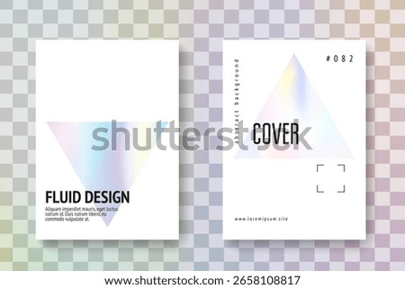 Holographic Fluid. Crystal Effect. Chrome Banner. Business White Brochure. Geometric Poster. Hologram Background. Blue Neon Paper. Purple Holographic Fluid