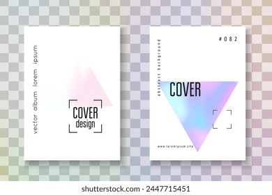 Holographic Fluid. Iridescent Texture. Chrome Banner. Business White Illustration. Plastic Design. Purple 1980 Flyer. Minimal Mesh. Violet Holographic Fluid