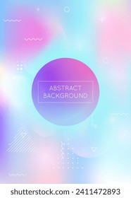 Holographic Fluid. Tech Multicolor Elements. Summer Flyer. Space Concept. Vibrant Dots. Minimalist Texture. Rainbow Pattern. Blue Retro Background. Purple Holographic Fluid