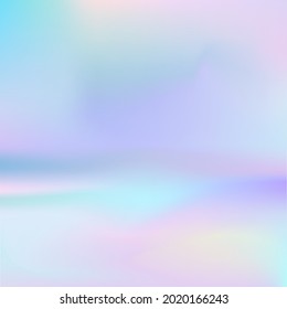 Holographic foil. Abstract wallpaper background. Hologram texture. Premium quality. Vector illustration.