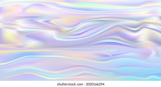 Holographic foil  Abstract wallpaper background  Hologram texture  Premium quality  Vector illustration 