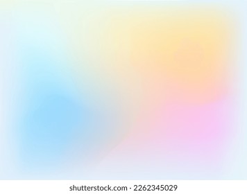 Holographic foil background. Iridescent gradient. Glitch Hologram. Pastel neon rainbow. Ultraviolet metallic paper. Template for presentation. Cover to web design. 