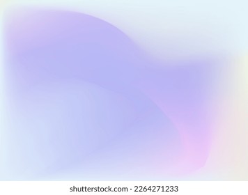 Holografischer Hintergrund. Unglaublicher Farbverlauf. Glitch Hologram. Pastellneonregenbogen. Ultraviolettes metallisches Papier. Vorlage zur Präsentation. Cover to Web Design.