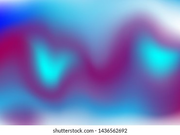Holographic foil backgrounds set. Plastic gradient backdrop with holographic foil. 90s, 80s retro style. Pearlescent graphic template for banner, flyer, cover, mobile interface, web app.