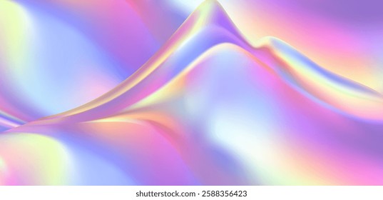 Holographic foil. Iridescent rainbow gradient. Holographic foil. Abstract background