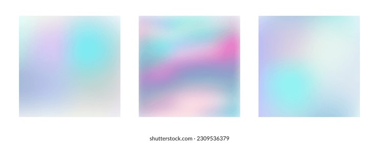 Holographic Foil. Iridescent vector background. Fantasy colorful cards