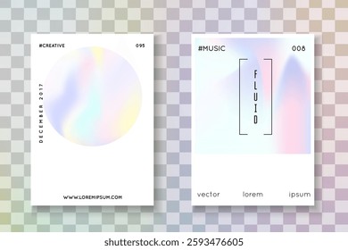 Holographic Foil. Minimalist Pattern. Rainbow Poster. Business Prism Backdrop. Pastel Effect. Violet Geometric Cover. Fashion Vector. Purple Holographic Foil